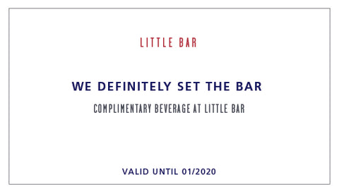 Little Bar Complimentary Beverage