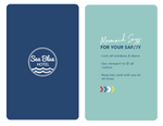 Sea Blue Key Cards RFID