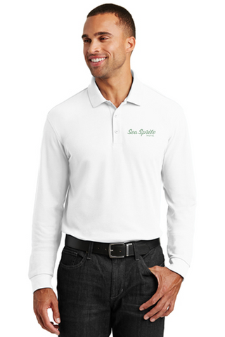 Sea Sprite Men's Long Sleeve Pique Polo