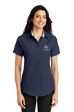 Sea Harbor Woman's Short Sleeve Button Up