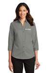 Sea Sprite Women's Button Down 3/4 Sleeve