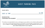 Vagabond Inn Executive Parking Pass